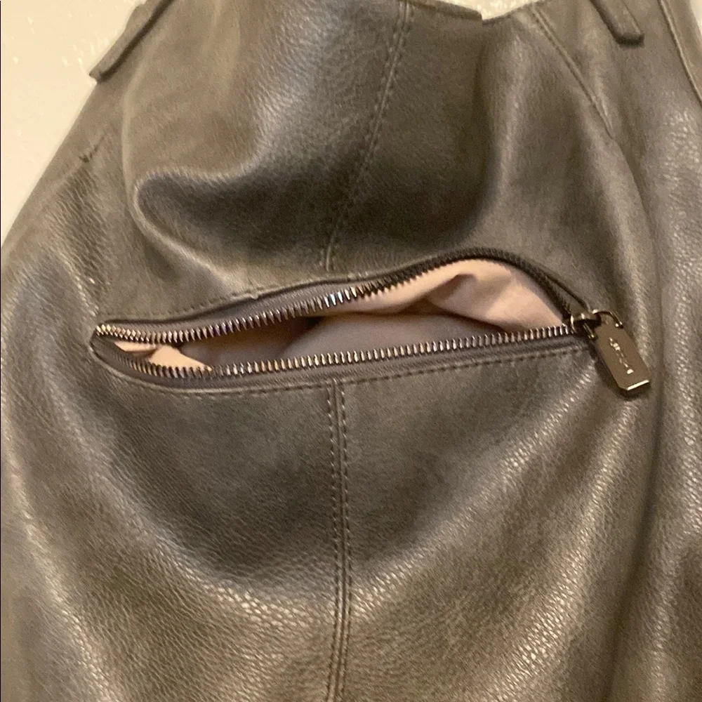 Gussaci Gray Hobo Bag